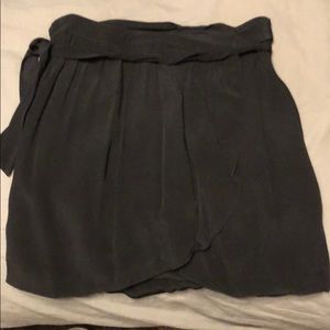 Burberry wrap skirt